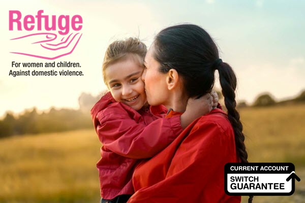 Refuge logo | Current Account Switch Guarantee logo