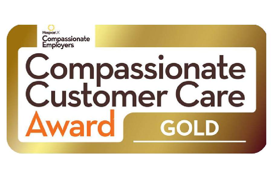 Hospice UK Gold Compassionate Customer Care Award