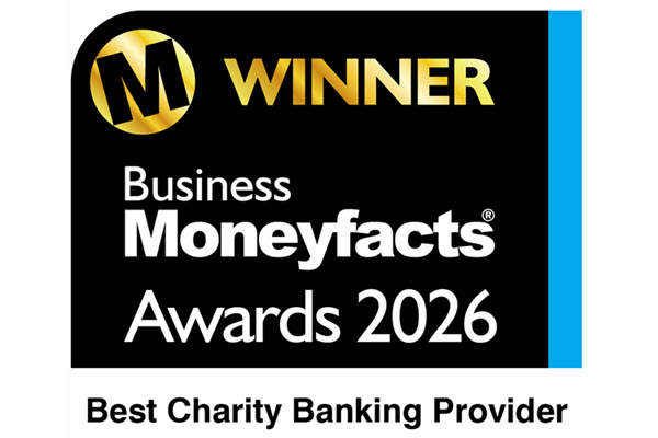 Winner of the Business Moneyfacts Best Charity Banking Provider award 2026