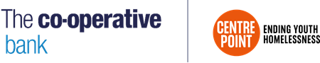 The Co-operative Bank and Centrepoint logo